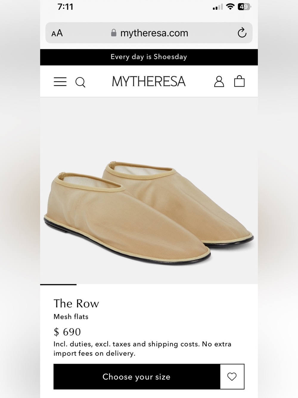 The Row Mesh Flat, 39